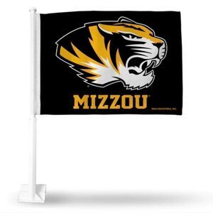 NEW Missouri Tigers Exclusive Double Sided Car Flag College Window Clip NCAA